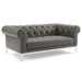 Modway Idyll Tufted Button Upholstered Leather Loveseat