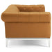 Modway Idyll Tufted Button Upholstered Leather Loveseat