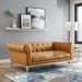 Modway Idyll Tufted Button Upholstered Leather Loveseat