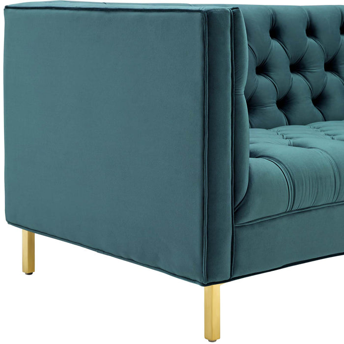 Modway Delight Tufted Button Performance Velvet Sofa