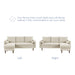 Modway Revive Upholstered Fabric Modern Sectional Sofa