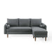 Modway Revive Upholstered Fabric Modern Sectional Sofa