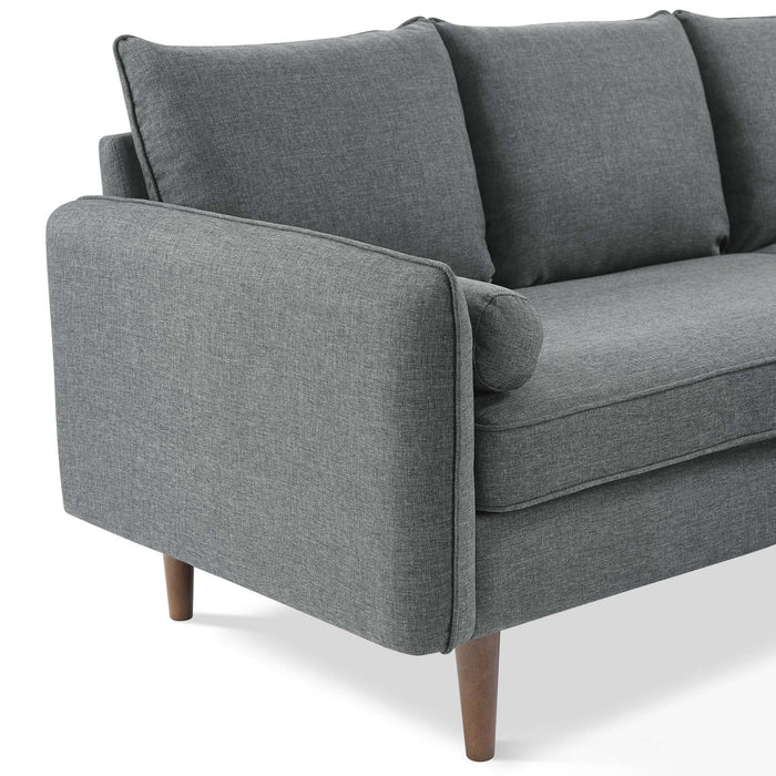 Modway Revive Upholstered Fabric Modern Sectional Sofa