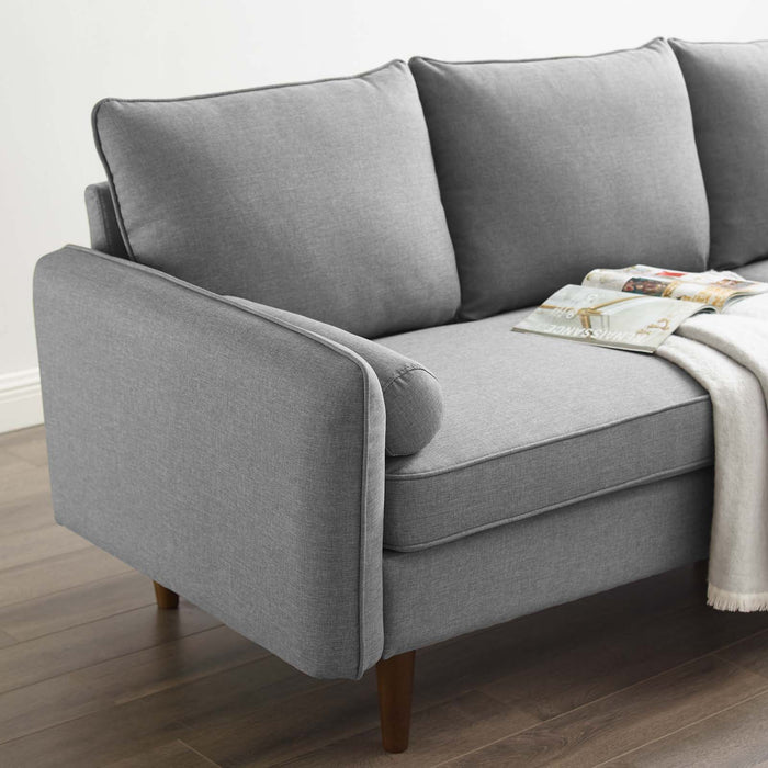 Modway Revive Upholstered Fabric Modern Sectional Sofa