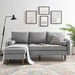 Modway Revive Upholstered Fabric Modern Sectional Sofa