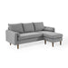 Modway Revive Upholstered Fabric Modern Sectional Sofa