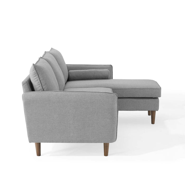 Modway Revive Upholstered Fabric Modern Sectional Sofa