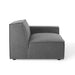 Modway Restore 2-Piece Modern Fabric Sectional Sofa