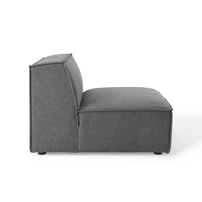 Modway Restore Upholstered Fabric Sectional Sofa Armless Chair