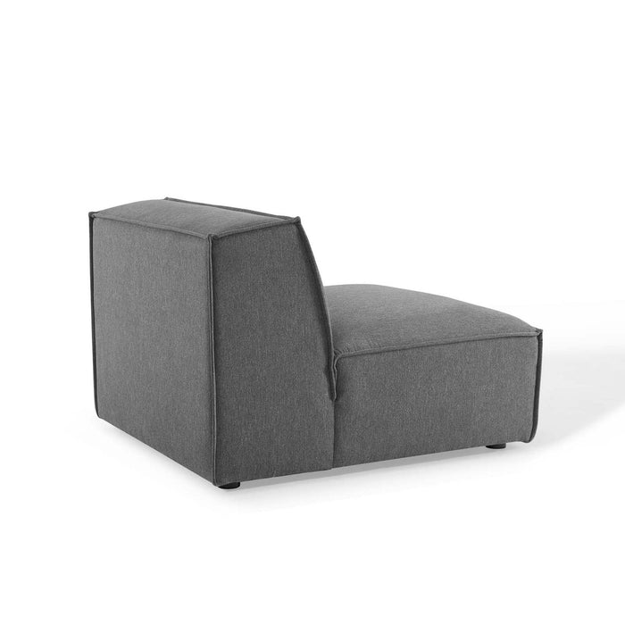 Modway Restore Upholstered Fabric Sectional Sofa Armless Chair