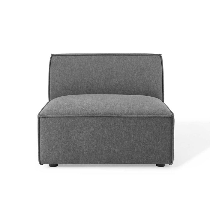 Modway Restore Upholstered Fabric Sectional Sofa Armless Chair