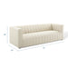 Modway Reflection Channel Tufted Upholstered Fabric Sofa