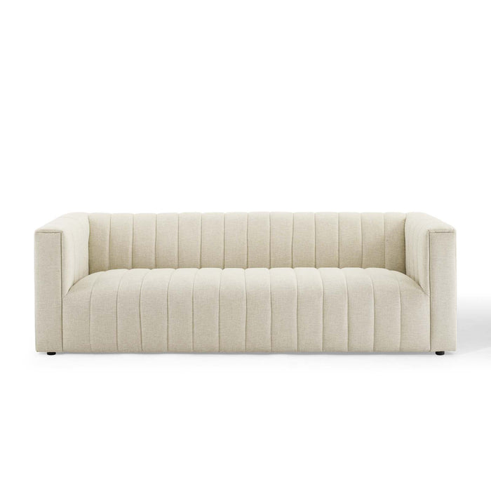 Modway Reflection Channel Tufted Upholstered Fabric Sofa