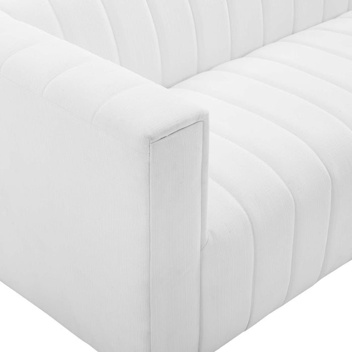 Modway Reflection Channel Tufted Upholstered Fabric Sofa