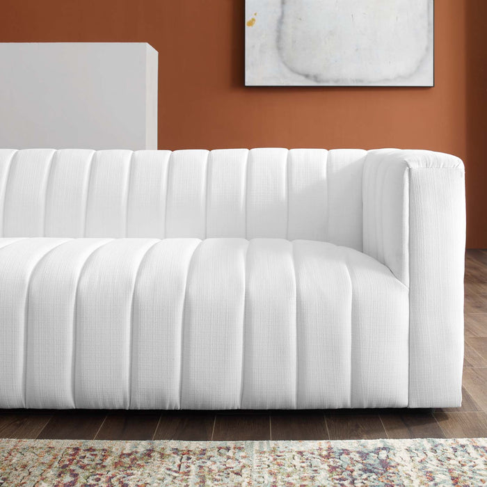 Modway Reflection Channel Tufted Upholstered Fabric Sofa