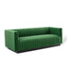 Modway Conjure Channel Tufted Velvet Modern Sofa