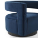 Modway Spin Cutaway Velvet Swivel Accent Armchair