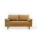 Modway Valour Mid-Century Modern Velvet Loveseat