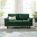 Modway Valour Mid-Century Modern Velvet Loveseat