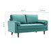 Modway Valour Mid-Century Modern Velvet Loveseat