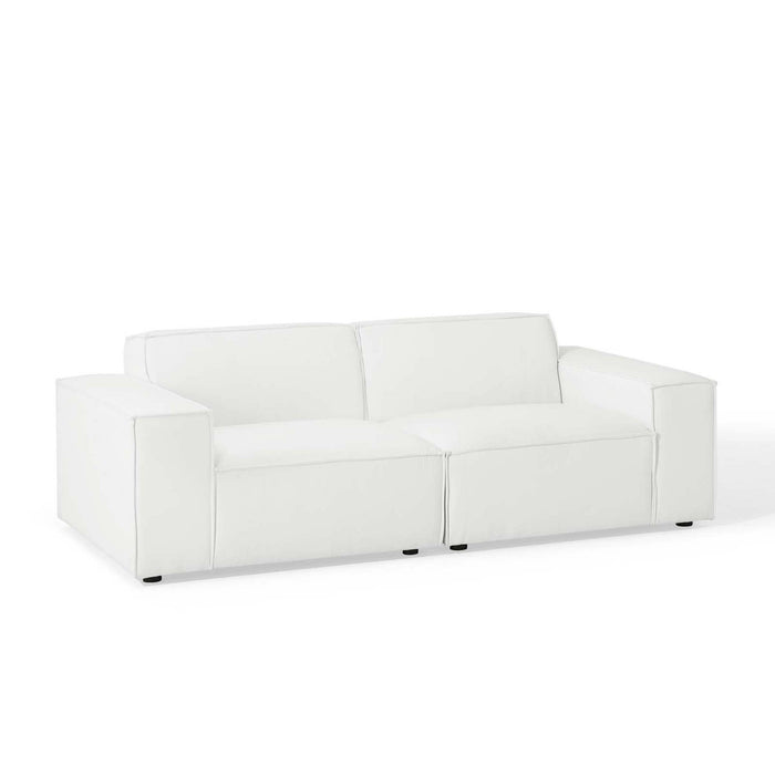 Modway Restore 2-Piece Modern Fabric Sectional Sofa