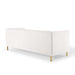 Modway Shift Channel Tufted Modern Velvet Sofa 