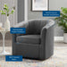 Modway Prospect Velvet Swivel Accent Armchair