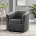 Modway Prospect Velvet Swivel Accent Armchair