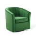 Modway Prospect Velvet Swivel Accent Armchair