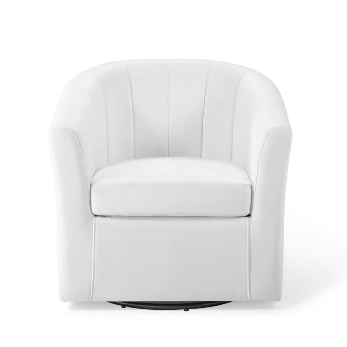 Modway Prospect Velvet Swivel Accent Armchair