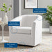 Modway Prospect Velvet Swivel Accent Armchair