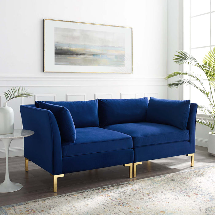 Modway  Ardent Performance Modern Velvet Loveseat