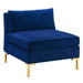 Modway Ardent Mid-Century Modern Velvet Sofa