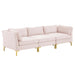 Modway Ardent Mid-Century Modern Velvet Sofa