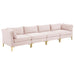 Modway Ardent 4-Seater Modern Velvet Sofa