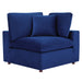 Modway Commix Down-Filled Overstuffed Modern Velvet Corner Chair