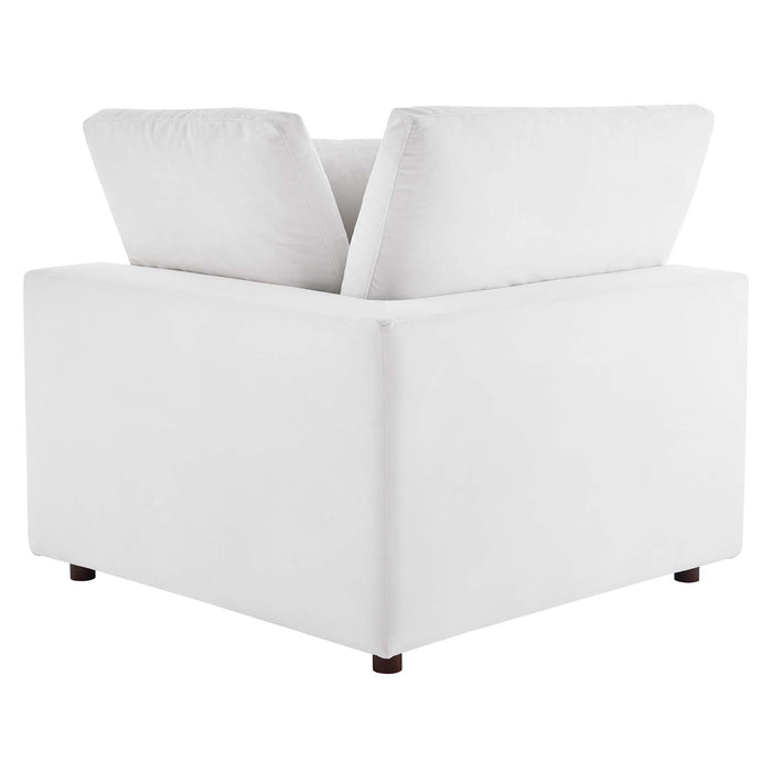 Modway Commix Down-Filled Overstuffed Modern Velvet Corner Chair