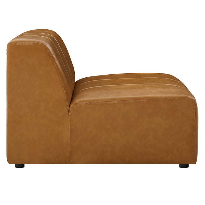 Modway Bartlett Vegan Leather Armless Chair 