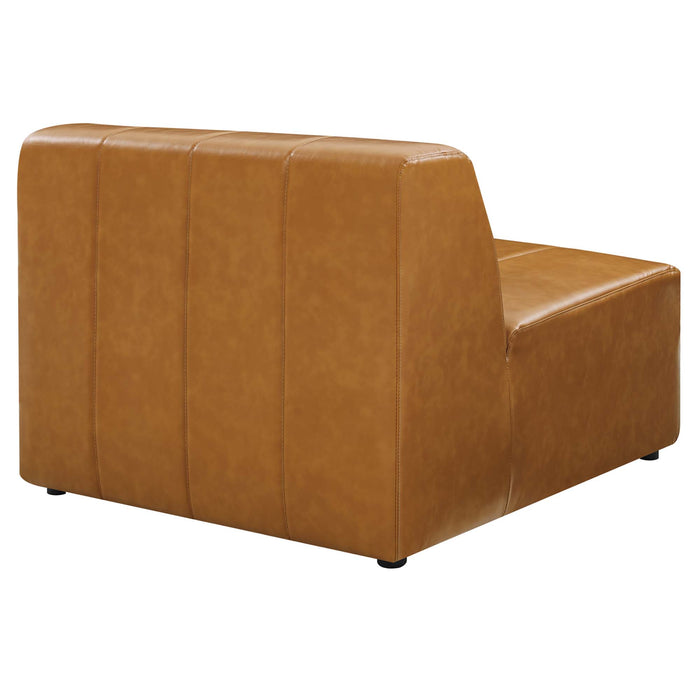 Modway Bartlett Vegan Leather Armless Chair 