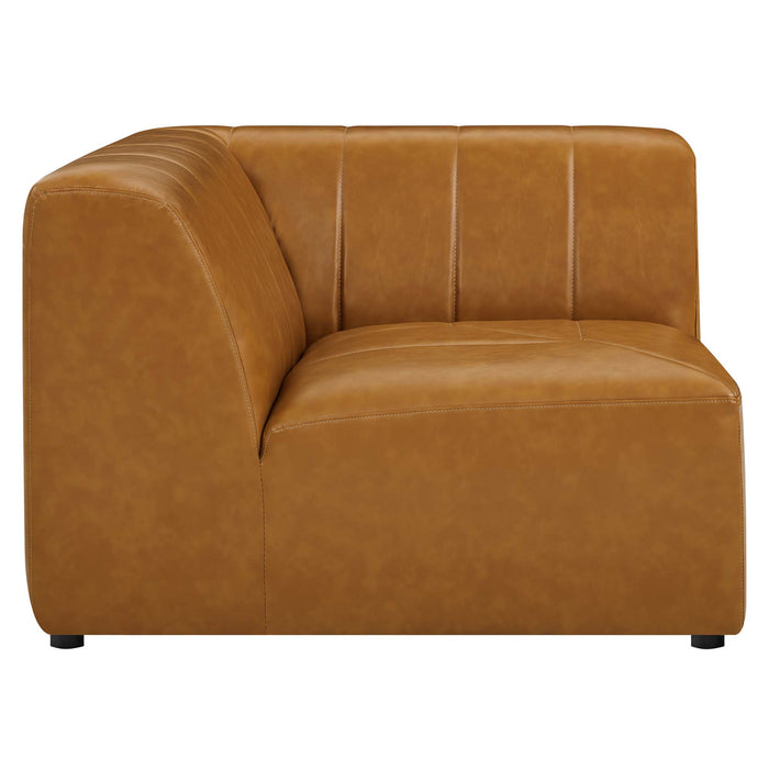 Modway Bartlett Vegan Modern Leather Corner Chair 