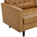 Modway Exalt Tufted Vegan Modern Leather Sofa 