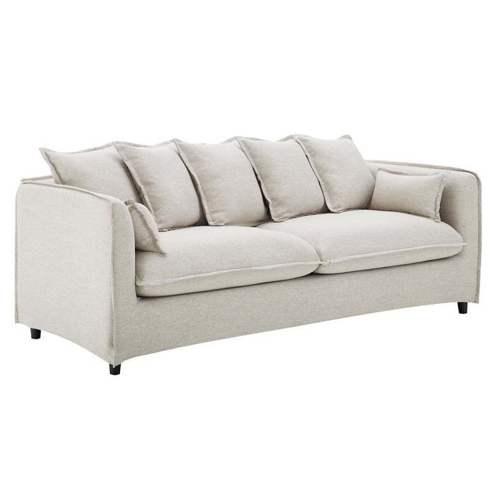 Modway Avalon Slipcover Upholstered Modern Fabric Sofa