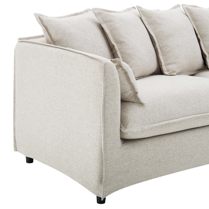 Modway Avalon Slipcover Upholstered Modern Fabric Sofa