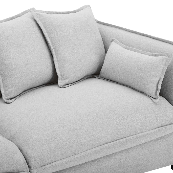 Modway Avalon Slipcover Upholstered Modern Fabric Sofa