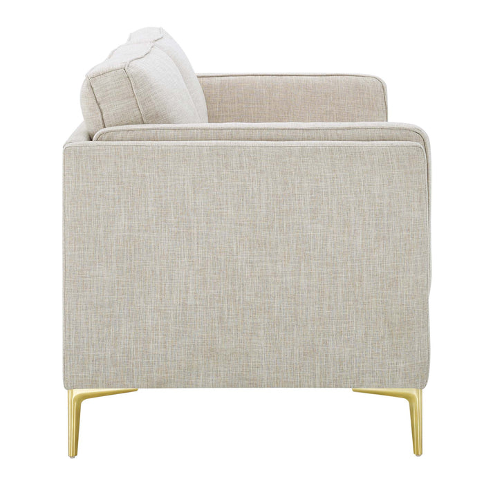 Modway Kaiya Mid-Century Modern Fabric Sofa