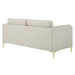 Modway Kaiya Mid-Century Modern Fabric Sofa