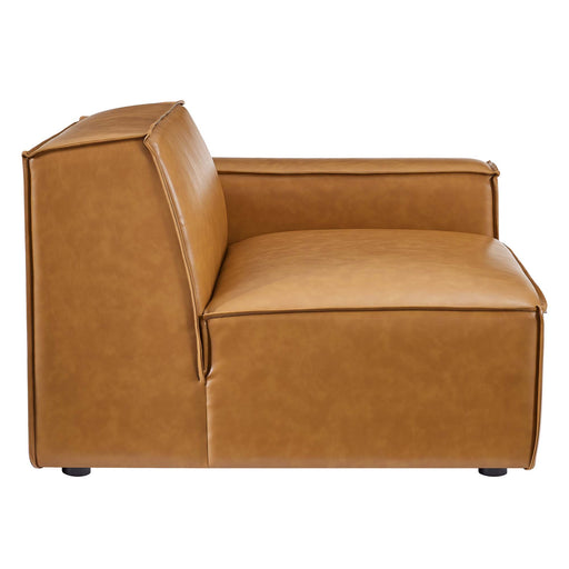 Modway Restore Right-Arm Vegan Leather Sectional Sofa Chair 