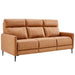 Modway Huxley Mid-Century Modern Leather Sofa