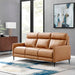 Modway Huxley Mid-Century Modern Leather Sofa