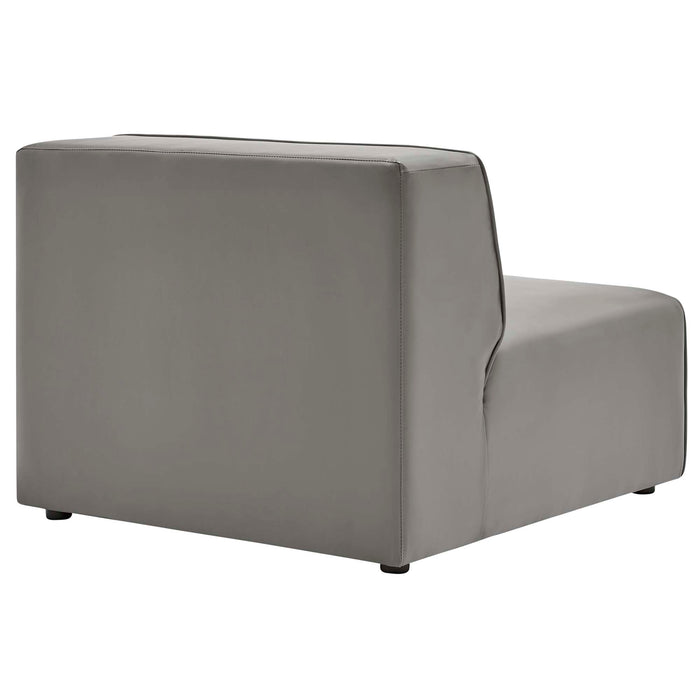 Modway Mingle Vegan Leather Armless Accent Chair